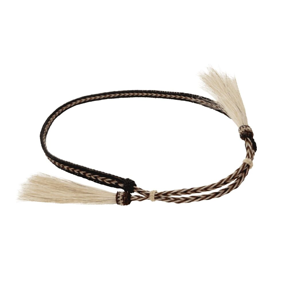 7845 Hat Bands for Cowboy and Cowgirl - Genuine Horse Hair with Double Tail
